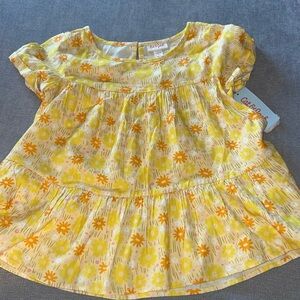 Cat & Jack Girl’s Short Sleeve Floral Top